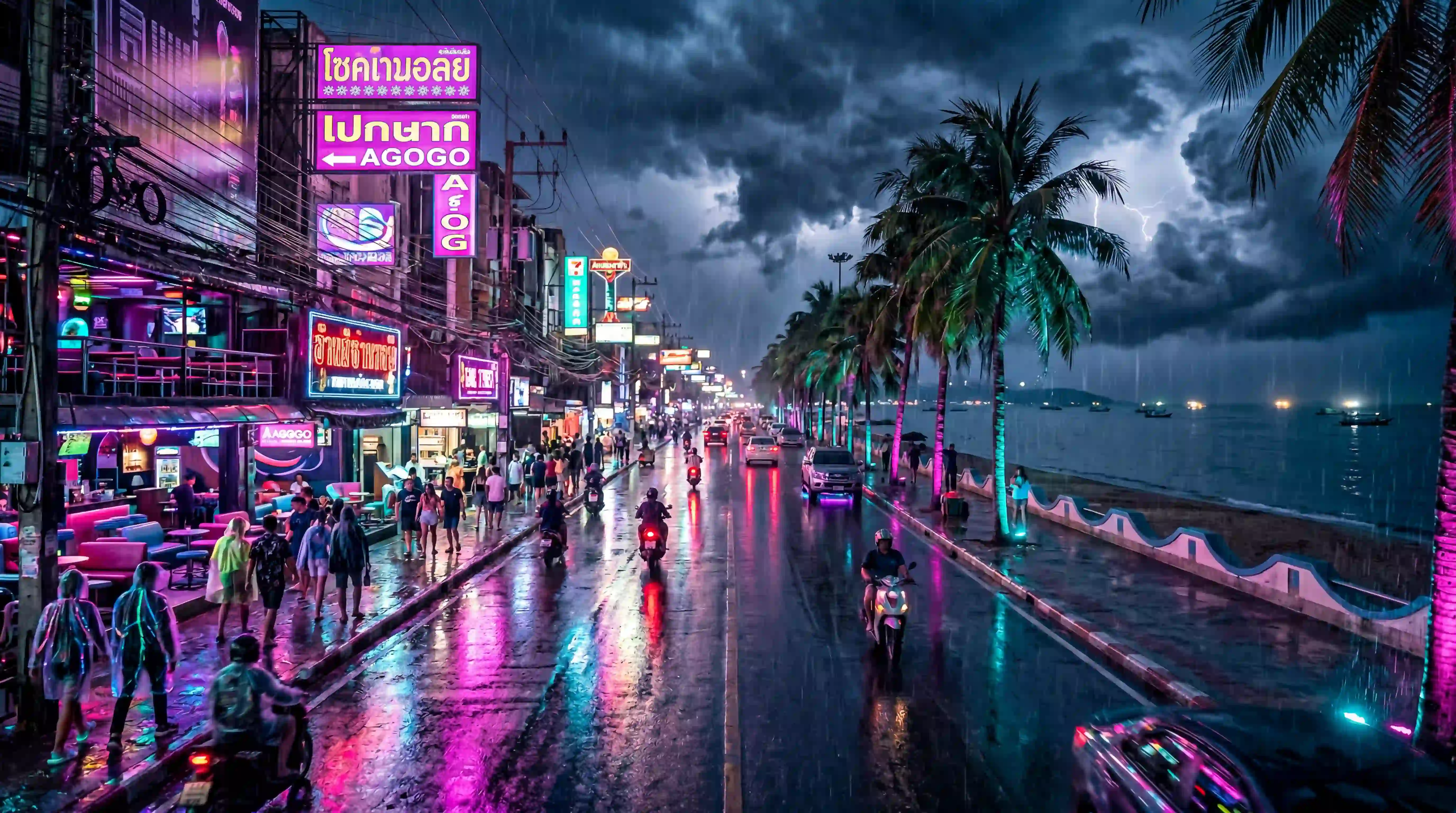 Beach Road Pattaya Gulf of Thailand